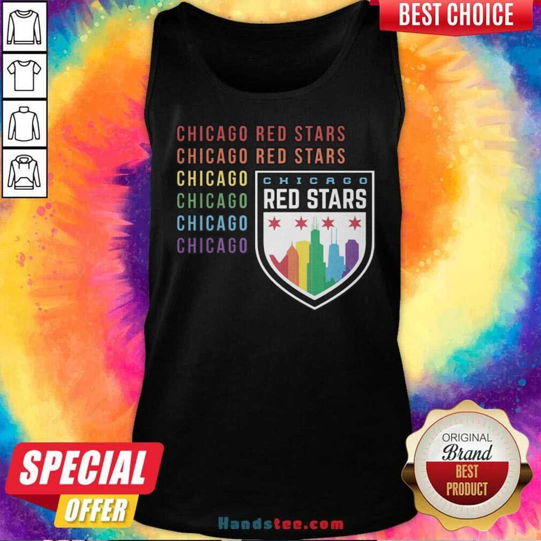 Nice Chicago Red Stars Repeat Tank-top