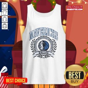 Nice Dallas Mavericks Crest National Basketball Assocciation Tank-top