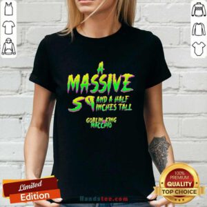 Official A Massive Sq And A Half Inches Tall Goblin King Macchio Ladies-tee