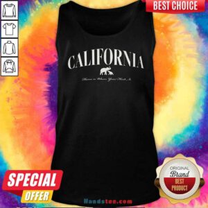 Official California Home Is Where Your Herd Is Tank-top