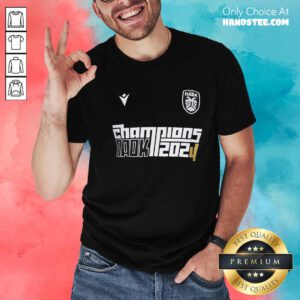 Official Champions Paok 2024 T-Shirt