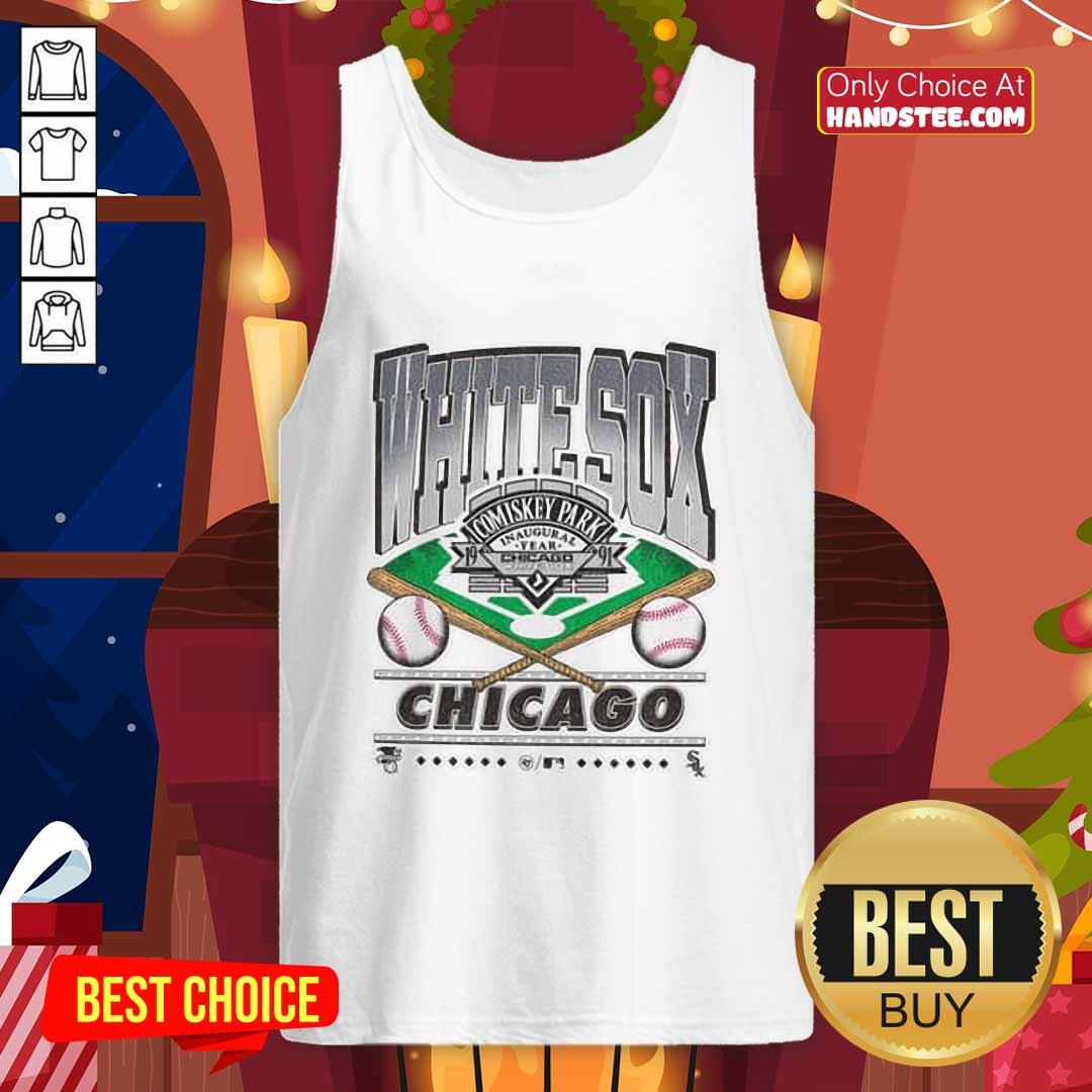 Official Chicago White Sox Comiskey Park Inaugural Year 1991 Tank-top