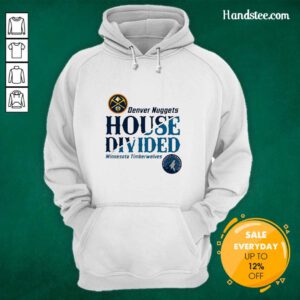 Official Denver Nuggets Vs Timberwolves House Divided NBA Playoffs Hoodie