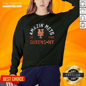 Original Amazin' Mets New York Mets Queens NY Est 1962 Sweater