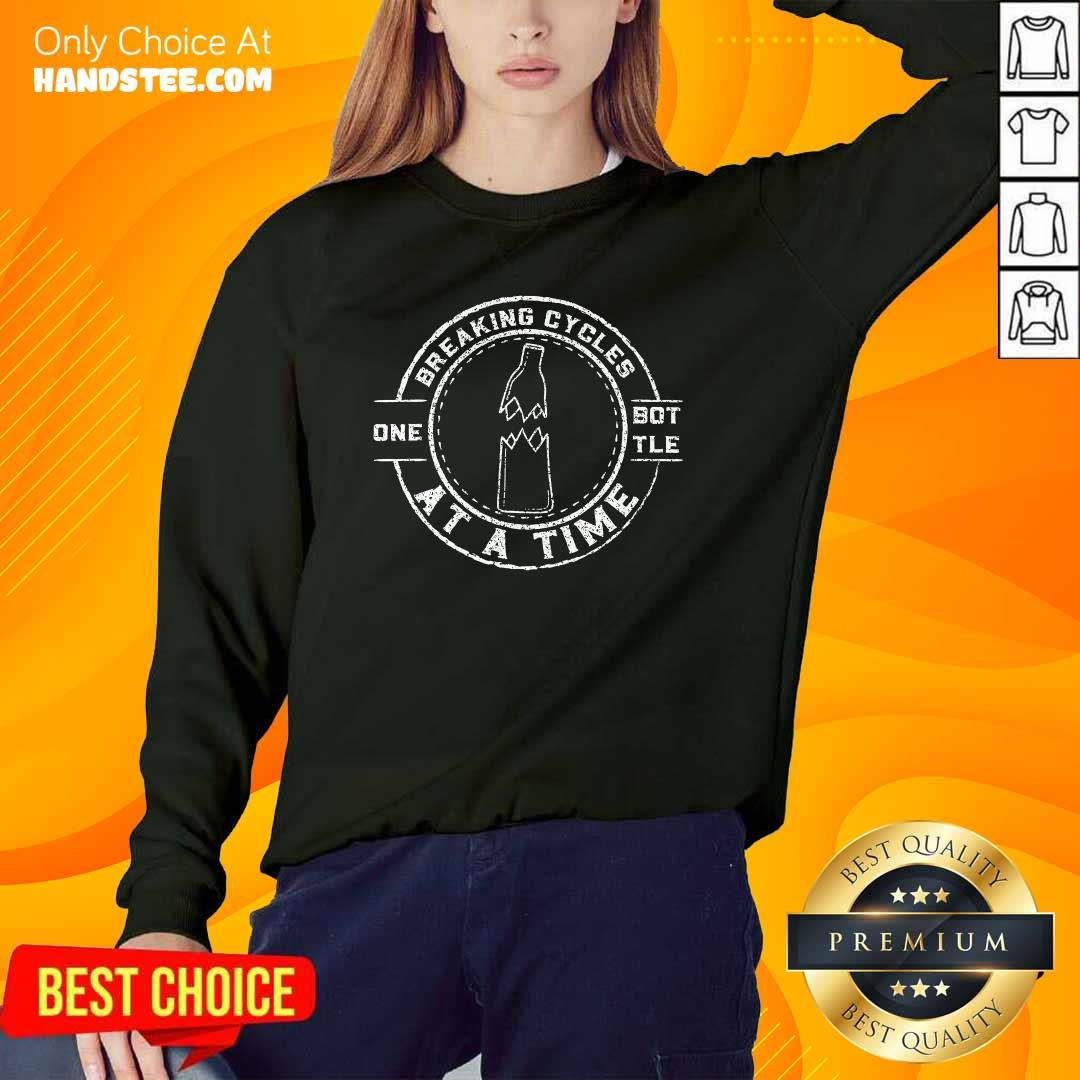 Premium Breaking Cycles One Bottle At A Time Sweater