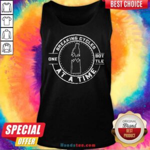 Premium Breaking Cycles One Bottle At A Time Tank-top