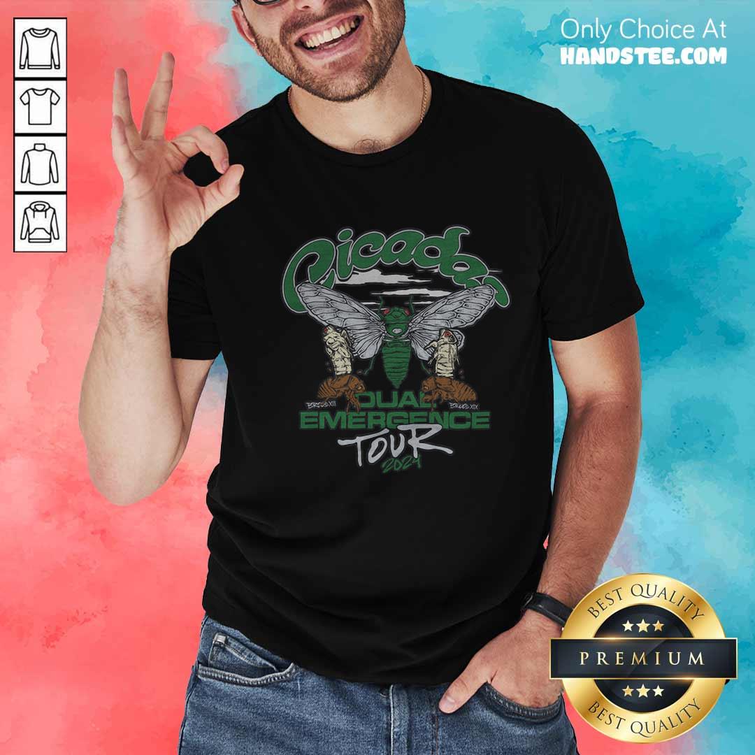 Premium Cicadas Dual Emergence Tour 2024 T-shirt