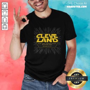 Premium Cleveland May The Forest City Be With You T-Shirt