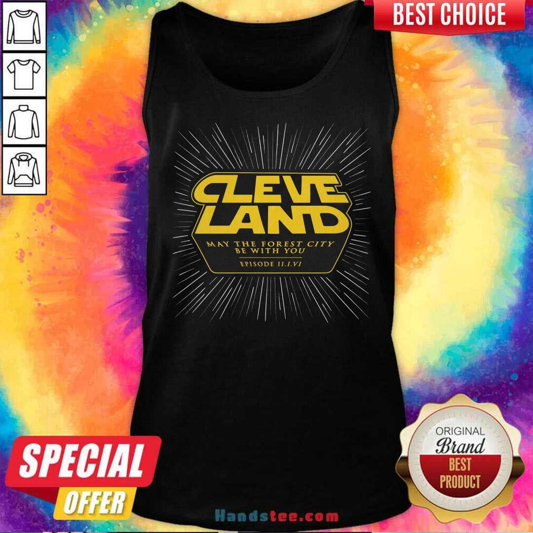 Premium Cleveland May The Forest City Be With You Tank-top