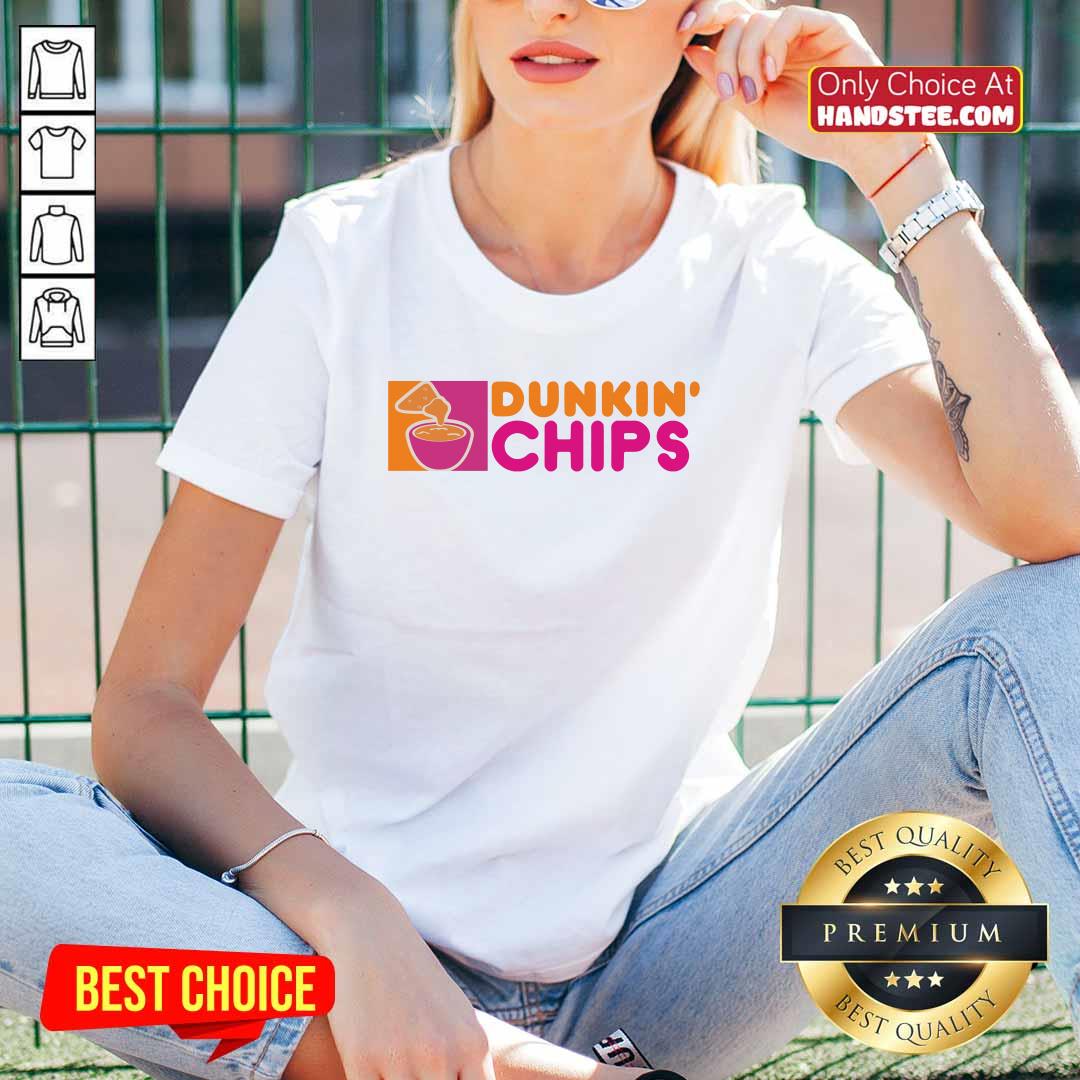 Premium Dunkin Chip V-neck