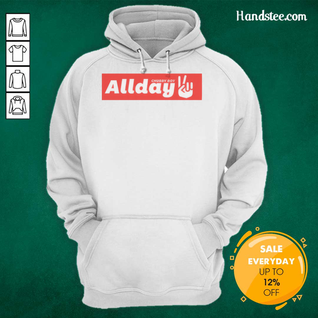 Chubby Boy Allday Peace Sign Hoodie