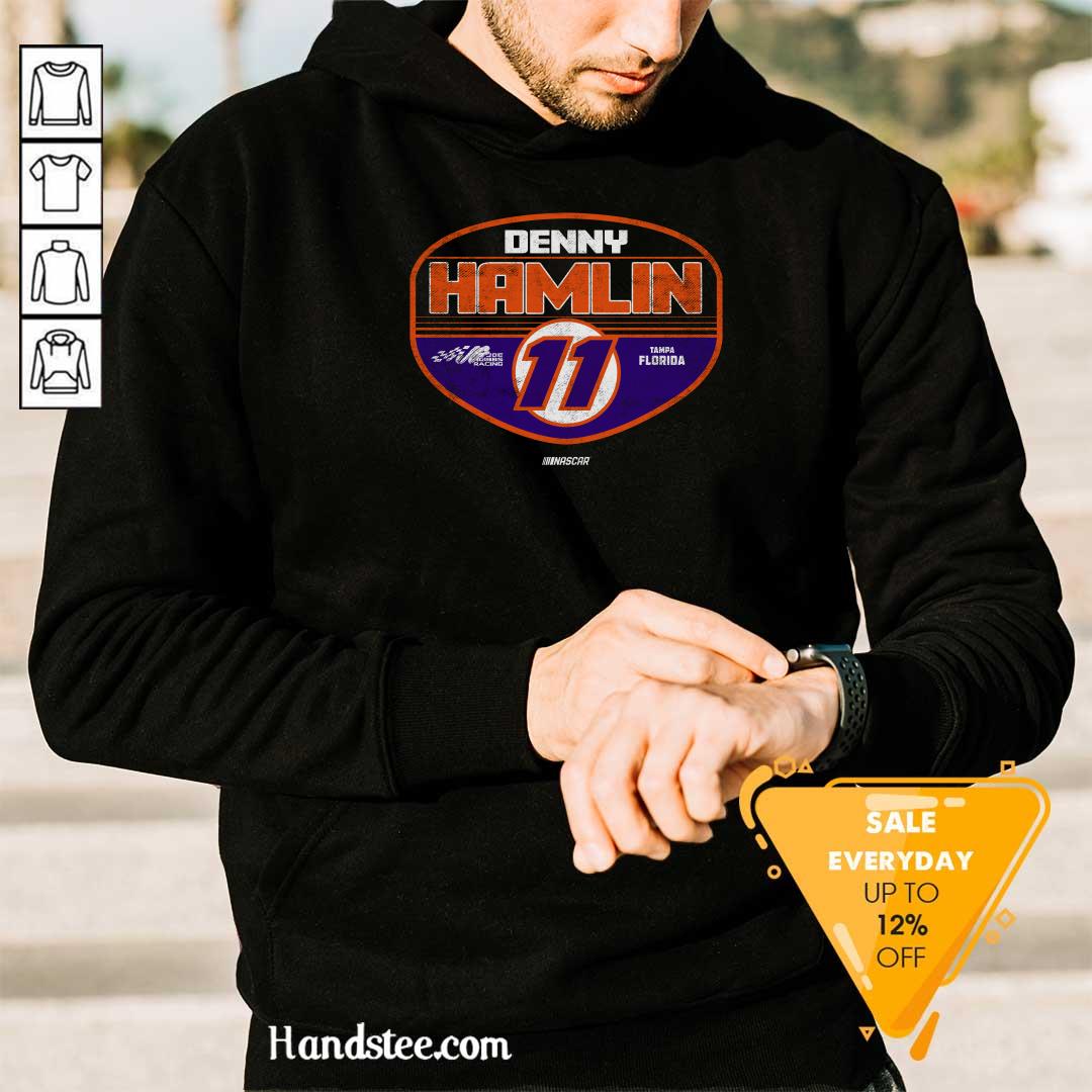Joe Gibbs Racing Team Collection Black Denny Hamlin Tailgate Hoodie