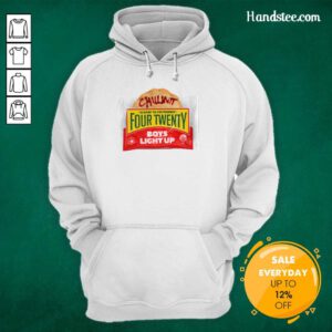 Chillinit Blazin Til I'm Yawnin Four Twenty Boys Light Up Hoodie