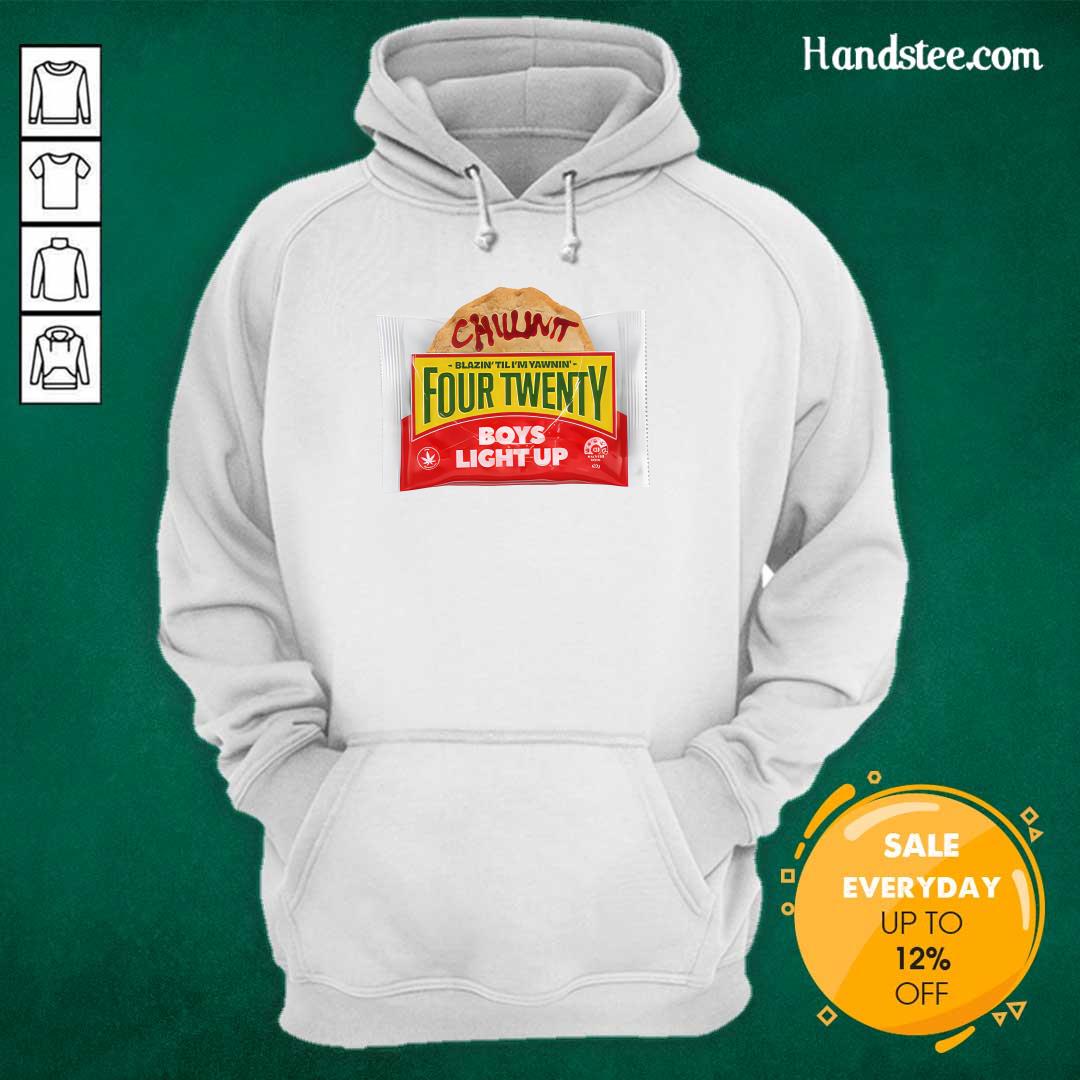 Chillinit Blazin Til I'm Yawnin Four Twenty Boys Light Up Hoodie