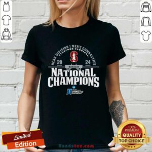 Cardinal Stanford Cardinal 2024 NCAA Men's Gymnastics National Champions Ladies-tee