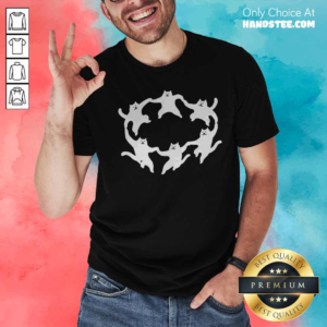 Funny Cat Dancing Doodle T-Shirt