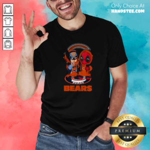 Chicago Bears Marvel Wolverine Deadpool True Friends T-shirt
