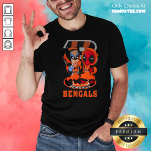 Cincinnati Bengals Marvel Wolverine Deadpool True Friends T-shirt