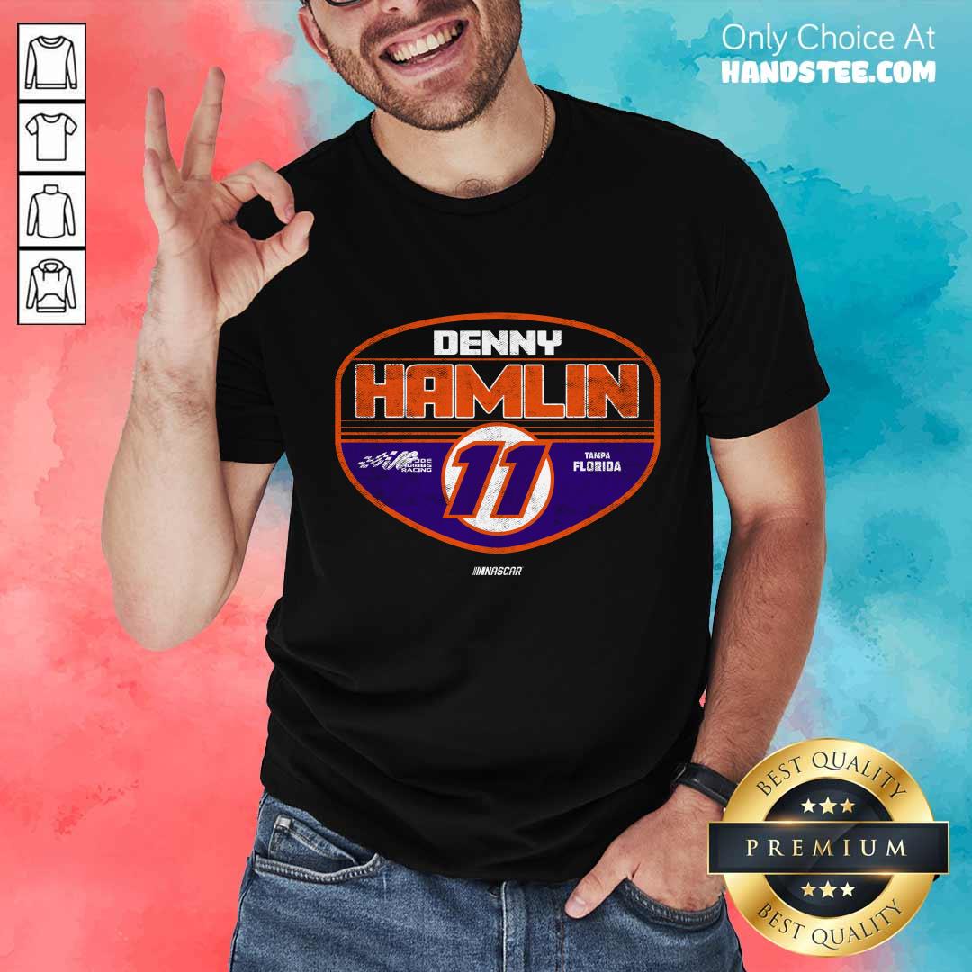 Joe Gibbs Racing Team Collection Black Denny Hamlin Tailgate T-Shirt