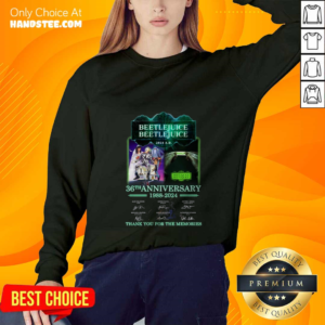Beetlejuice 36th Anniversary 1988-2024 Thank You For The Memories Sweater