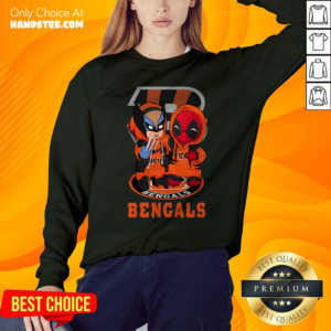 Cincinnati Bengals Marvel Wolverine Deadpool True Friends Sweater