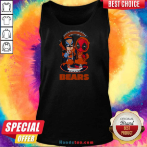 Chicago Bears Marvel Wolverine Deadpool True Friends Tank-top