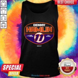 Joe Gibbs Racing Team Collection Black Denny Hamlin Tailgate Tank-top