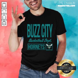 Nice Buzz The Charlotte Hornets City Basketball Dept T-Shirt