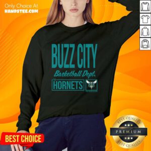 Nice Buzz The Charlotte Hornets City Basketball Dept Sweater