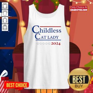 Hot Childless Cat Lady 2024 USA Tank-top