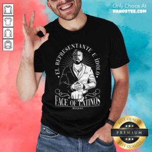 Official El Idolo Andrade Face Of Latinos T-Shirt