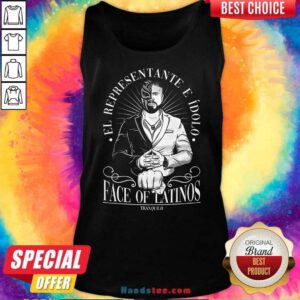 Official El Idolo Andrade Face Of Latinos Tank-top