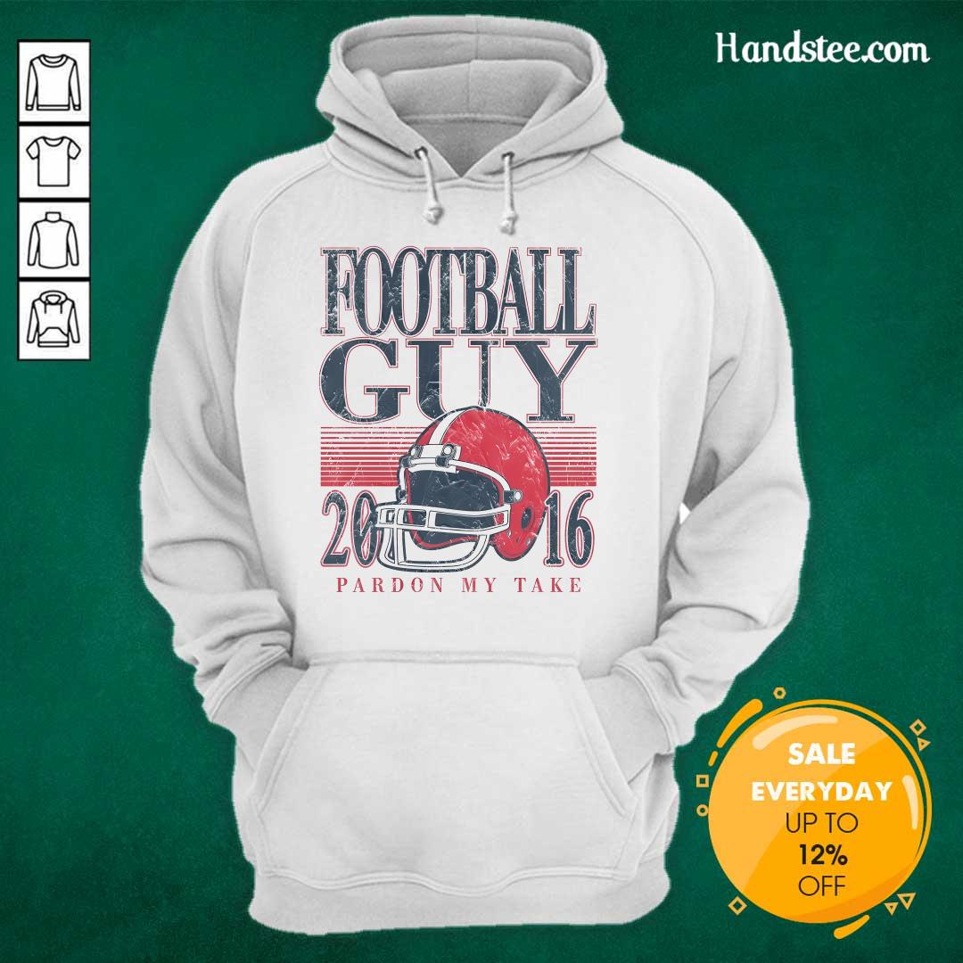 Awesome Football Guy Helmet Pardon My Take Hoodie