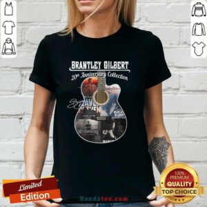 Funny Brantley Gilbert 20th Anniversary Collection Ladies-tee