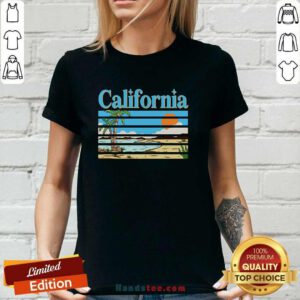 Good California Vacation Beach Retro Ladies-tee