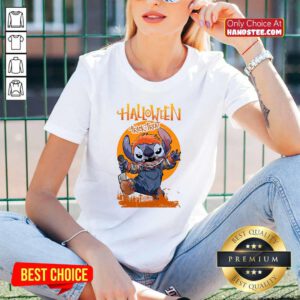 Happy Lilo And Stitch Halloween V-neck