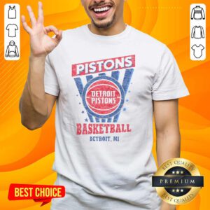 Hot Detroit Pistons Basketball Detroit Michigan T-Shirt