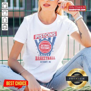 Hot Detroit Pistons Basketball Detroit Michigan V-neck