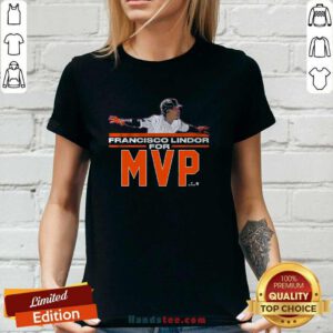 Nice Francisco Lindor For MVP Ladies-tee