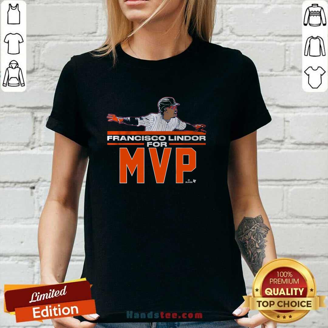 Nice Francisco Lindor For MVP Ladies-tee