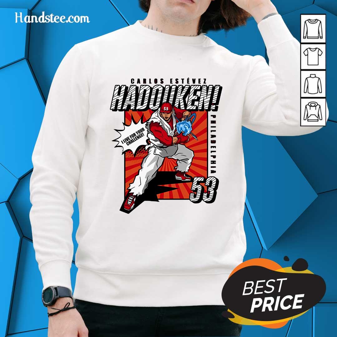 Official Broad St Fighter Carlos Estévez Hadouken Sweater