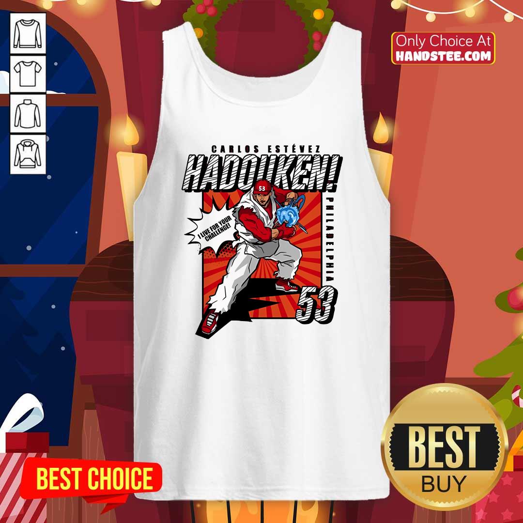 Official Broad St Fighter Carlos Estévez Hadouken Tank-top