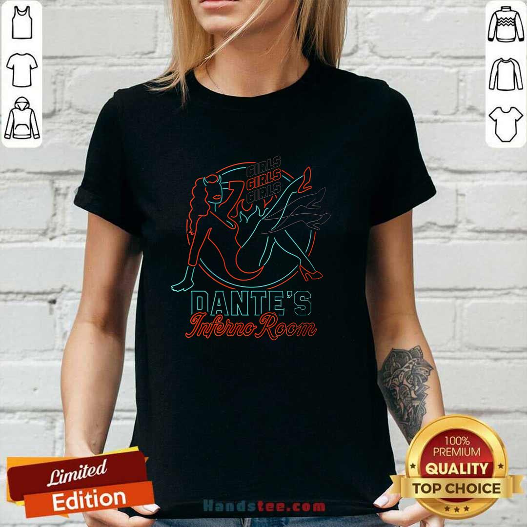Official Girls Dante's Neon Inferno Room Ladies-tee