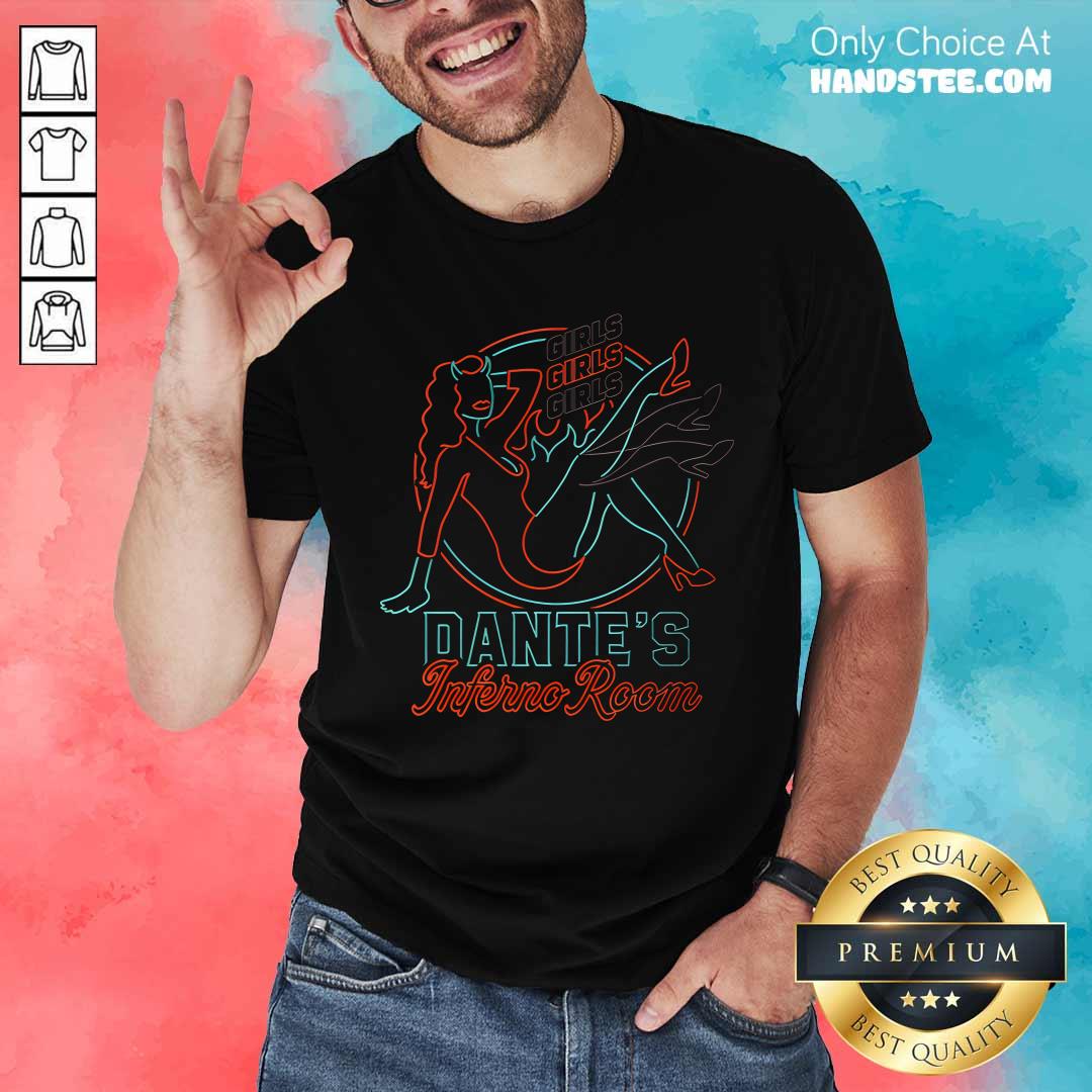 Official Girls Dante's Neon Inferno Room T-Shirt