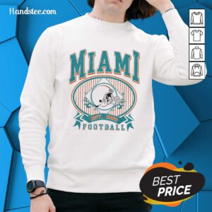 Official Miami Est 1996 Football Retro Sweater