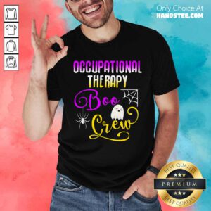 Premium Occupational Therapy Boo Crew Halloween Ghost T-Shirt