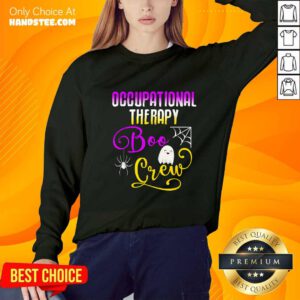 Premium Occupational Therapy Boo Crew Halloween Ghost Sweater