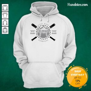 Pretty Colorado Baseball Rocky Mountains Hoodie