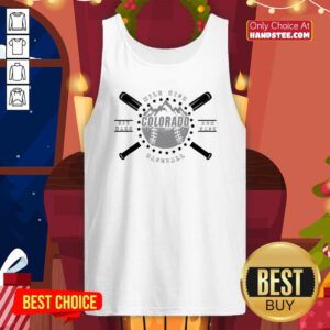 Pretty Colorado Baseball Rocky Mountains Tank-top