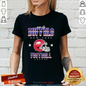 Pretty Green City Buffalo New York Football League Ladies-tee